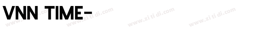 VnN time字体转换